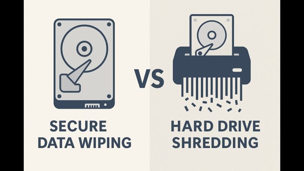Hard Drive Destruction vs Secure Data Wiping